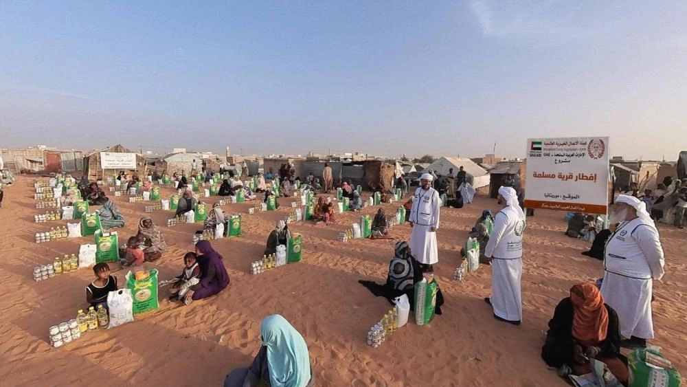 مشروع إفطار صائم وتوزيع المير الرمضاني ضمن حملة هيئة الأعمال الخيرية 2025