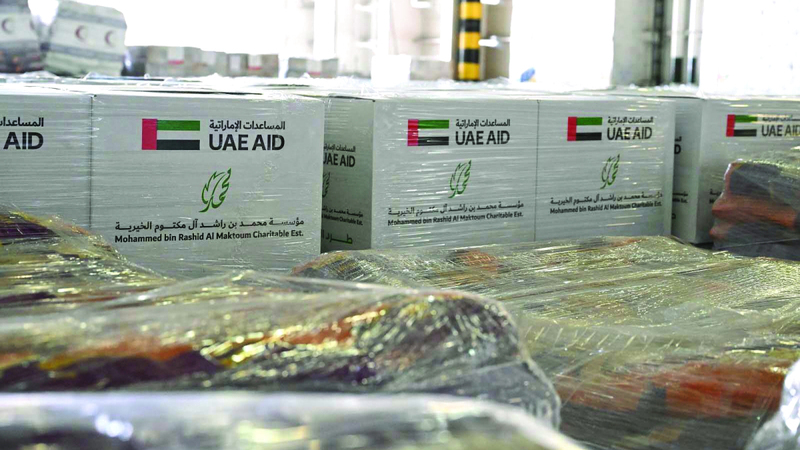 جمعية الإحسان الخيرية تطلق حملة “جسور الشتاء لإغاثة غزة” بإشراف راشد بن محمد النعيمي