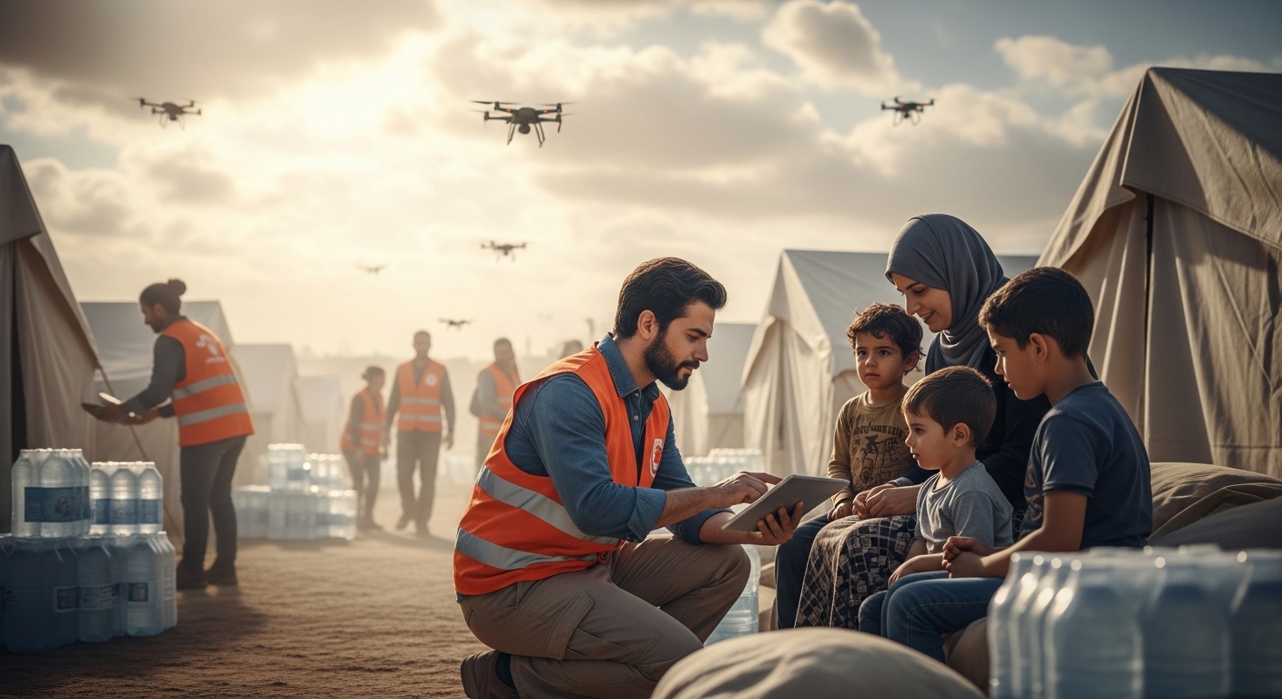 كيف تدعم تقنيات الذكاء الاصطناعي العمل الخيري في الطوارئ والكوارث؟