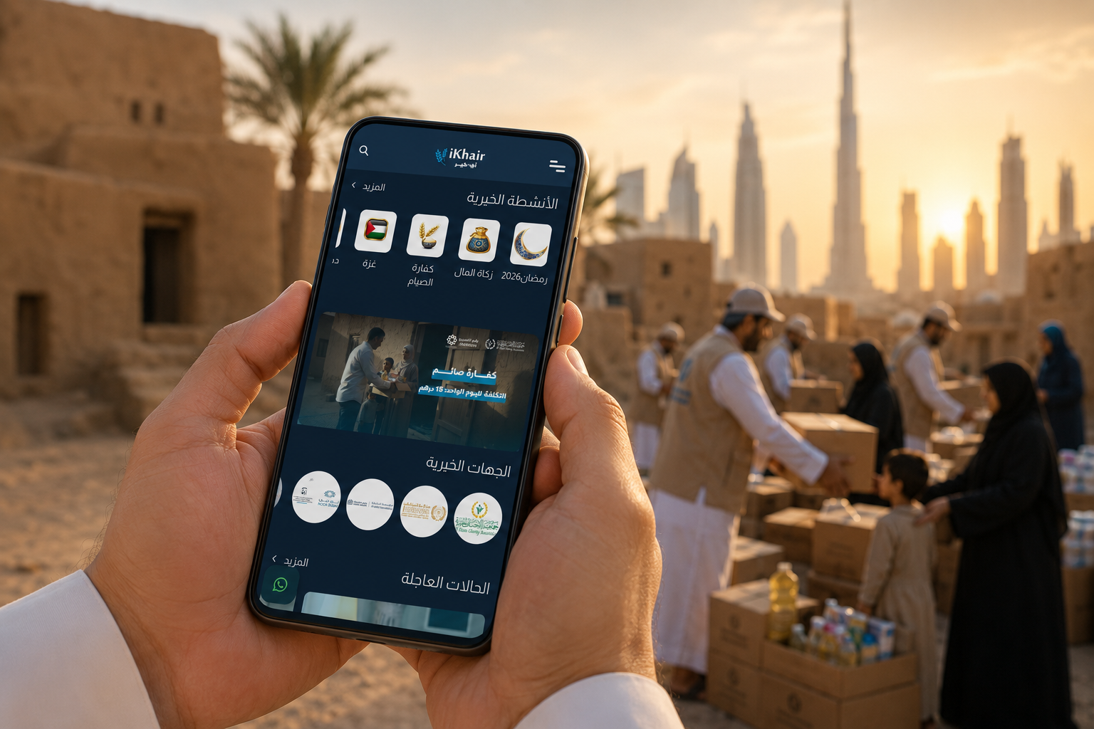 AI-powered charity app helping connect donors with humanitarian aid projects.